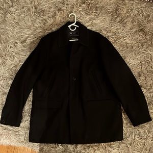 XL- J Crew University Jacket Mens, black wool in great condition!
